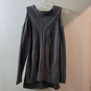 A.n.a Gray Cable Knit Women's Sweater